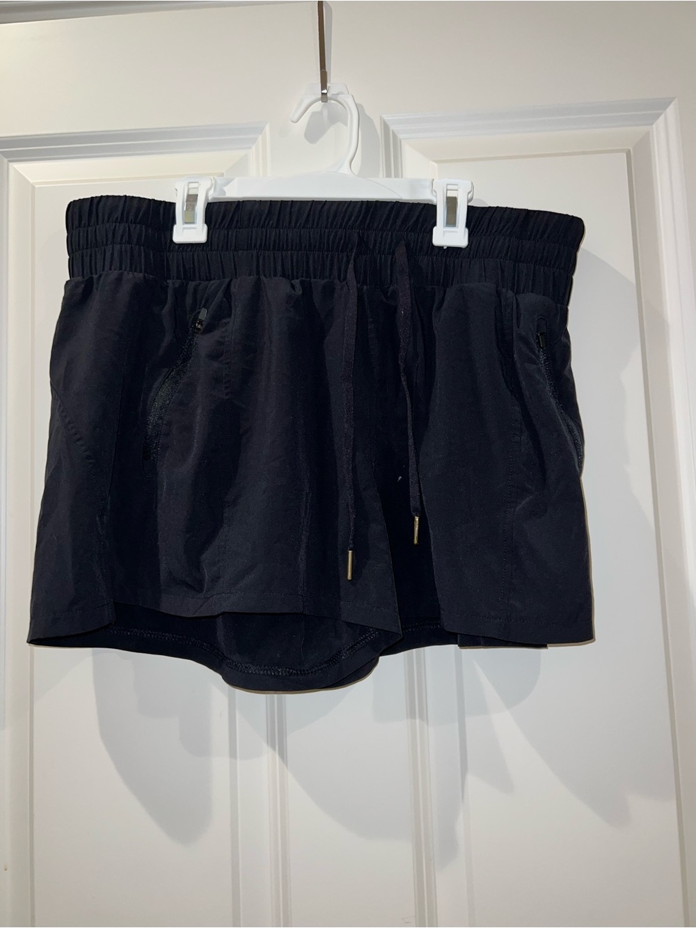 all in motion Black Women's Athletic Shorts with Drawstring